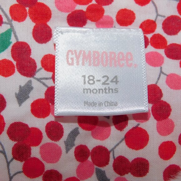 Gymboree Baby Girl 18-24 months White Sherpa Vest Holly Pattern Lined - Picture 3 of 8